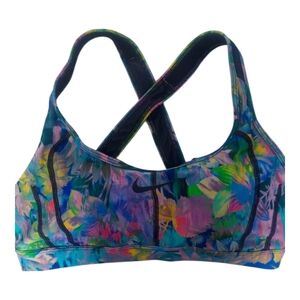 NWT Nike Women’s floral  Swim Top cross back M…